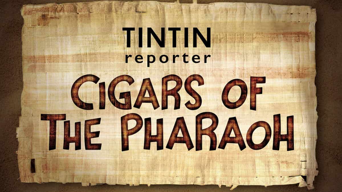 Tintin Reporter Cigars of the Pharaoh main
