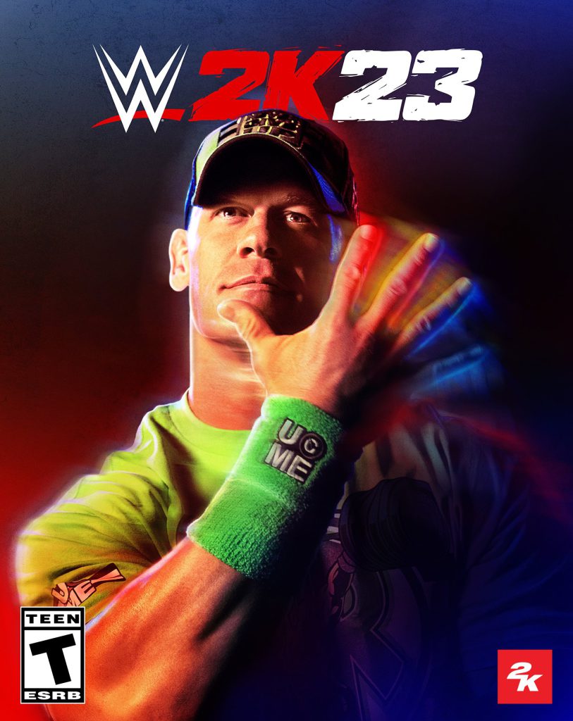 جان سینا روی جلد نسخه استاندارد بازی WWE 2K23