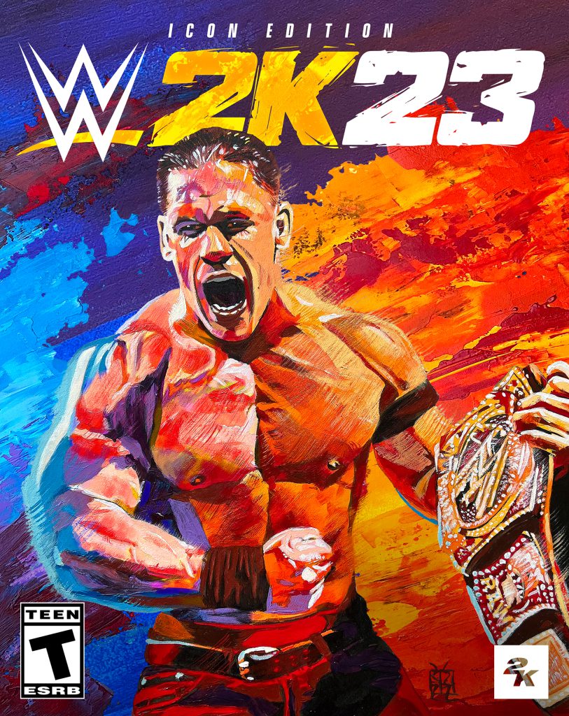 جان سینا روی جلد نسخه ICON بازی WWE 2K23