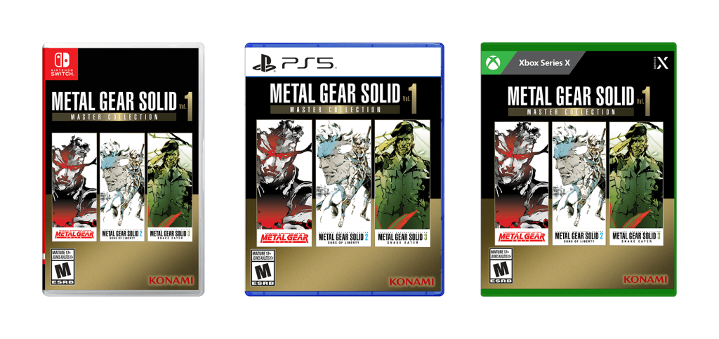 نسخه‌های مختلف بازی Metal Gear Solid Master Collection Vol.1