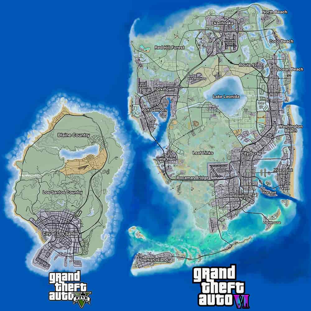 نقشه بازی GTA IV 