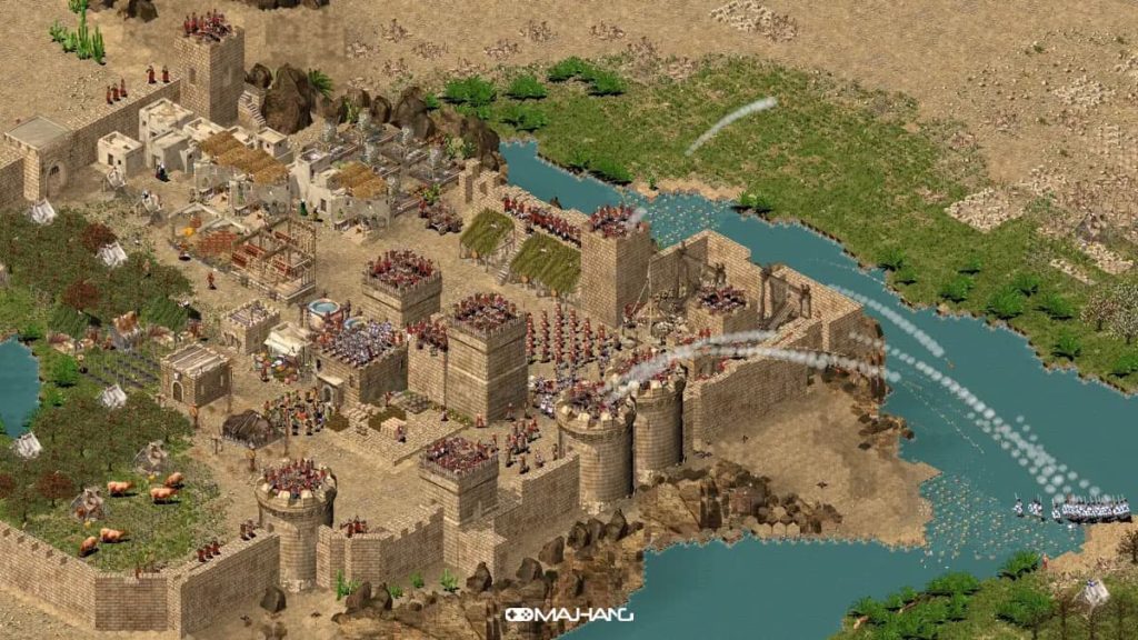 بهترین بازی های استراتژیک کامپیوتر - بازی Stronghold Crusader