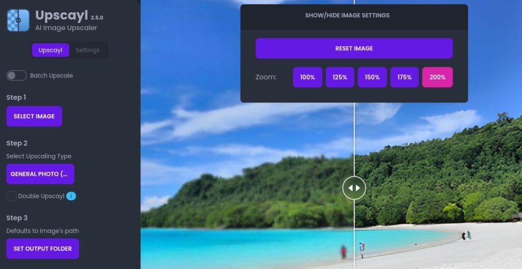 افزایش کیفیت عکس با هوش مصنوعی Upscayl