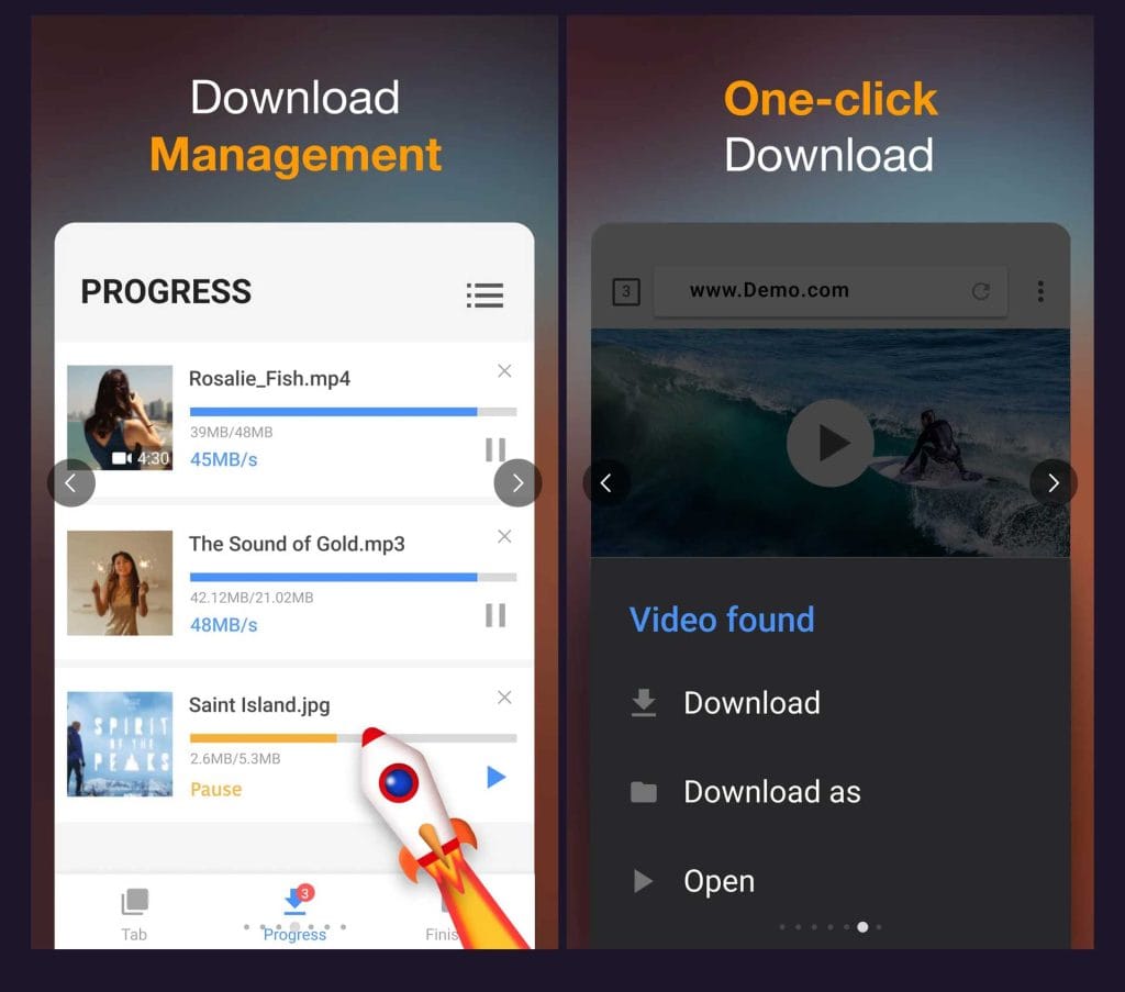 اسکرین شات اپلیکیشن Video Downloader