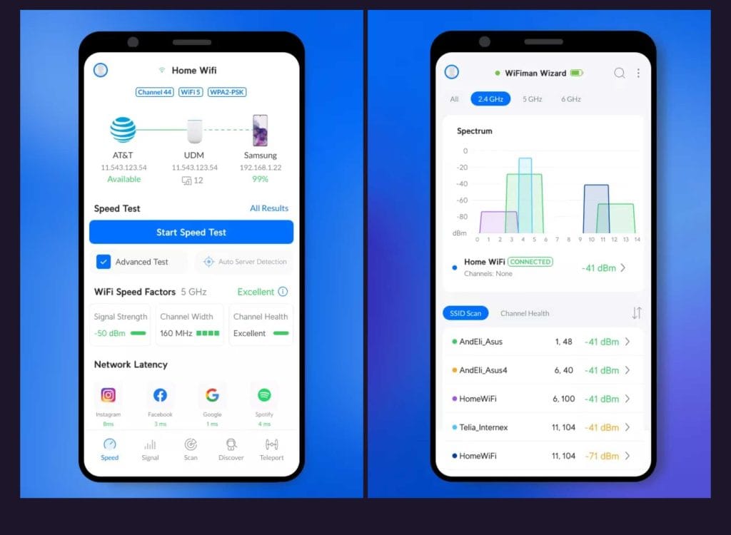 اسکرین شات اپلیکیشن WiFiman