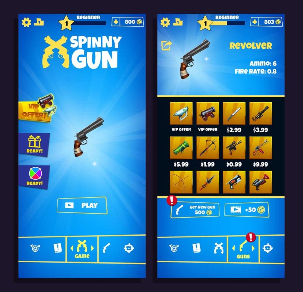 بازی Spinny Gun