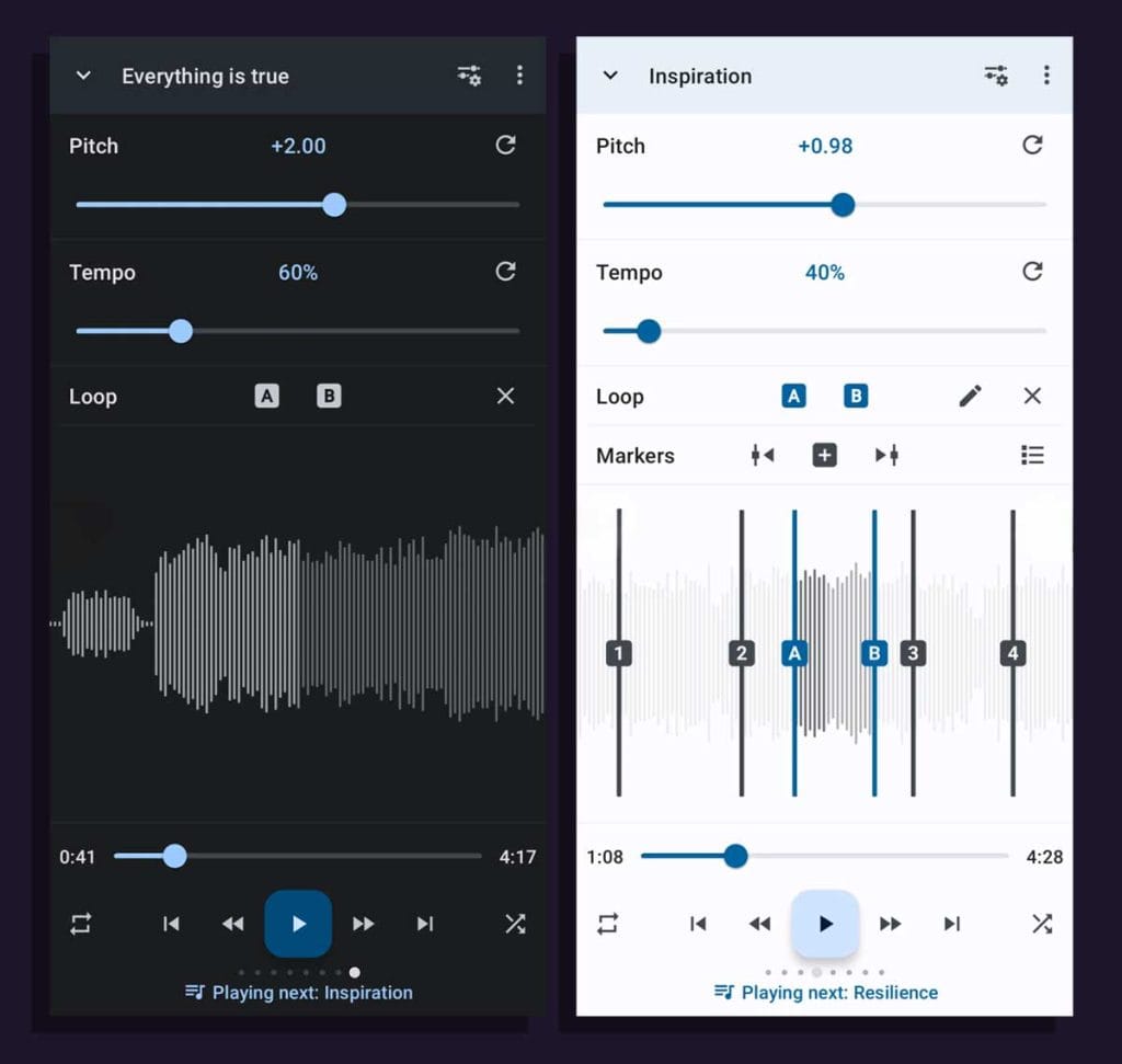 اپلیکیشن Music Speed Changer برای تغییر سرعت آهنگ بدون تغییر صدا