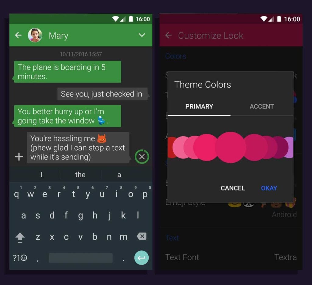 اپلیکیشن Textra