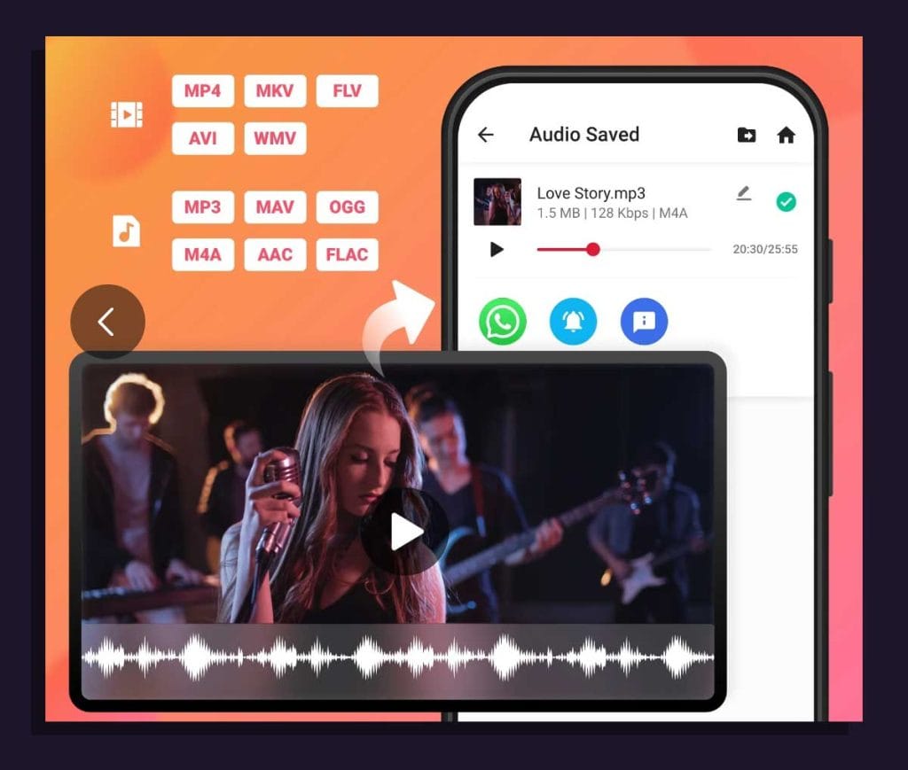 اپلیکیشن Video to Audio