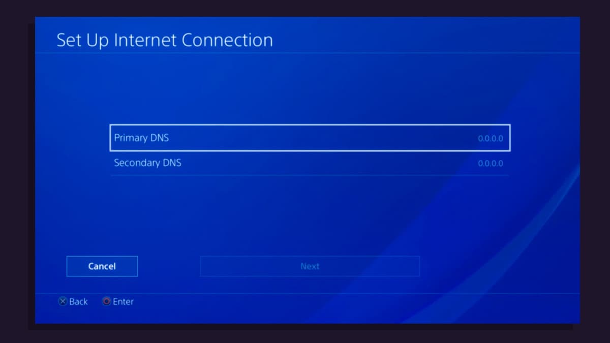 DNS PS4