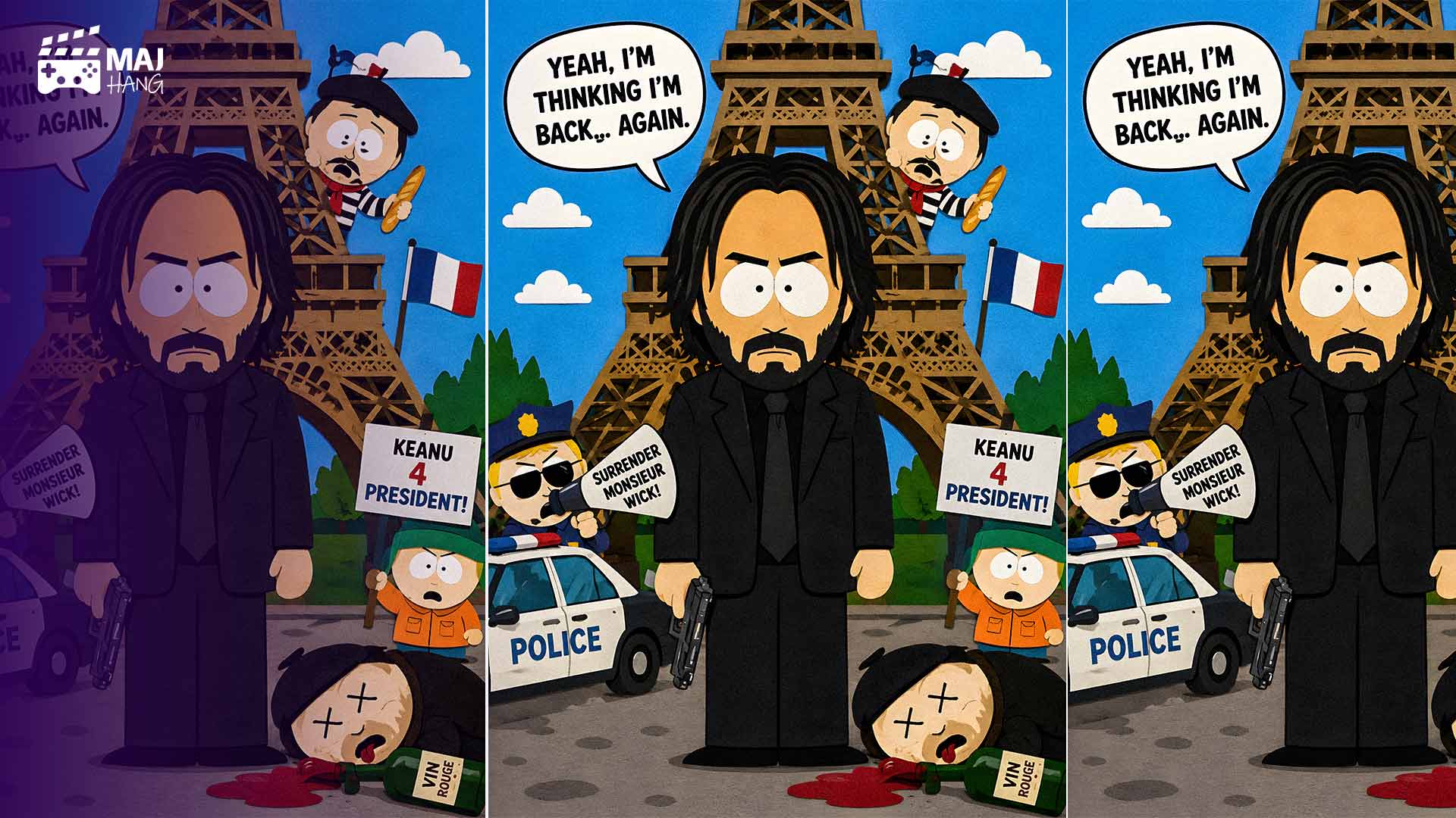پرامپت تبدیل عکس به استایل South Park